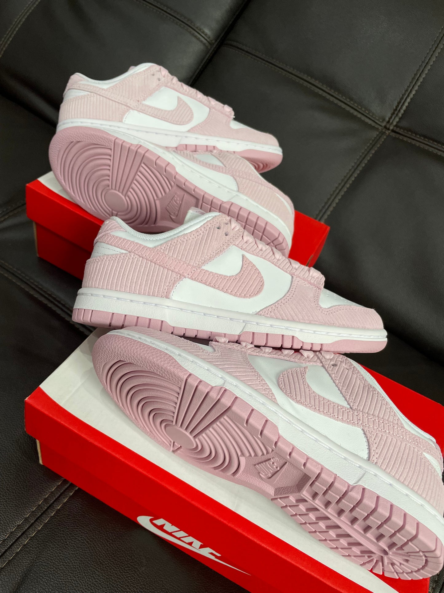 Nike Dunk Low Pink Corduroy (W)