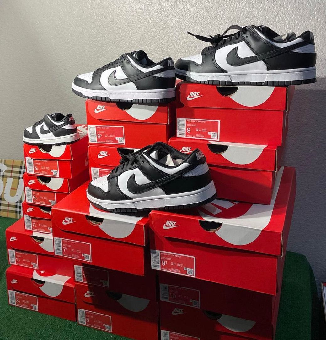Nike Dunk Low White Black Panda (GS)