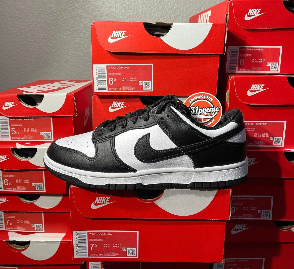 Nike Dunk Low White Black Panda (GS)