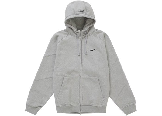 Supreme Nike Zip Up Hooded Sweatshirt Grey SS25