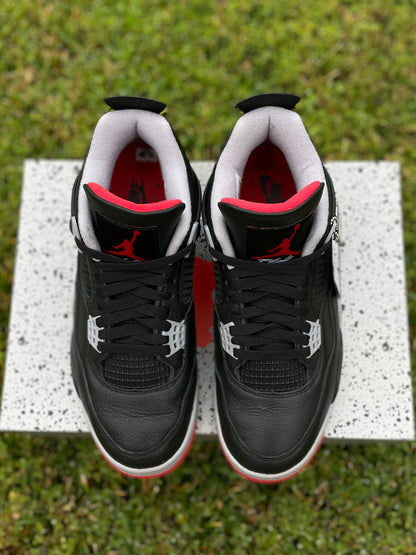 (Used Size 9M) Jordan 4 Bred Reimagined