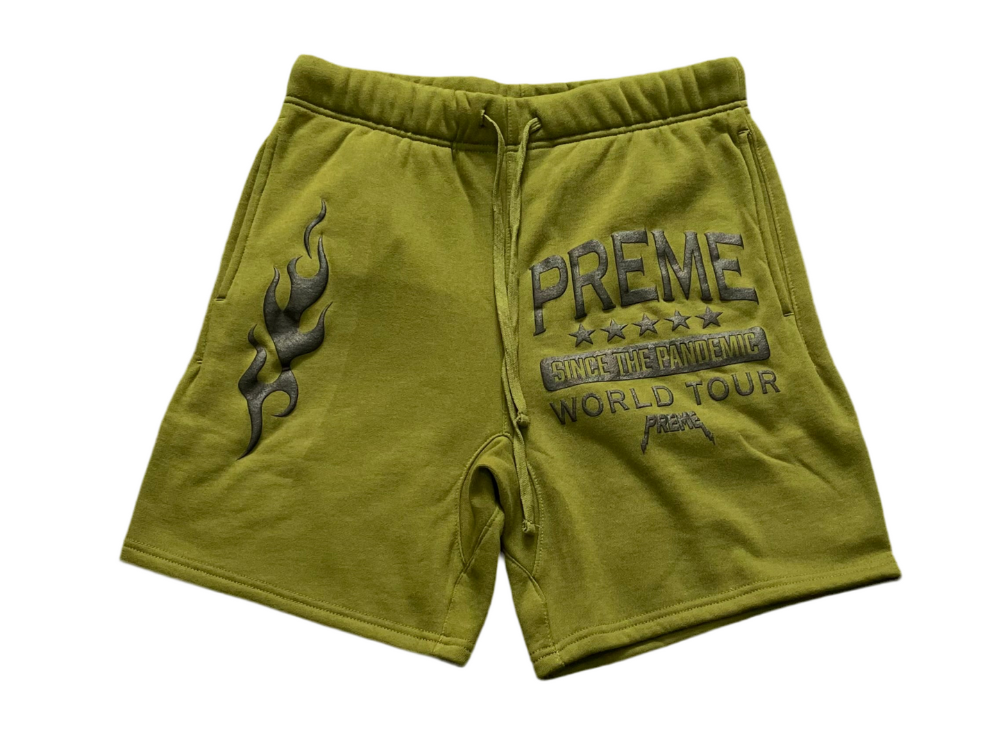 Preme Legacy Shorts Olive Green