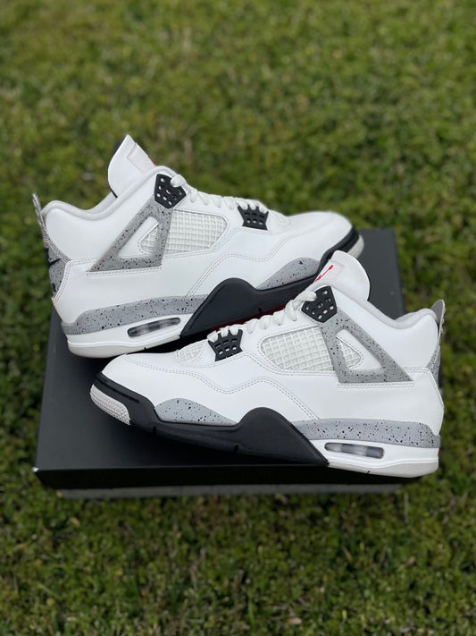 (Used Size 8.5M) Jordan 4 White Cement 2025