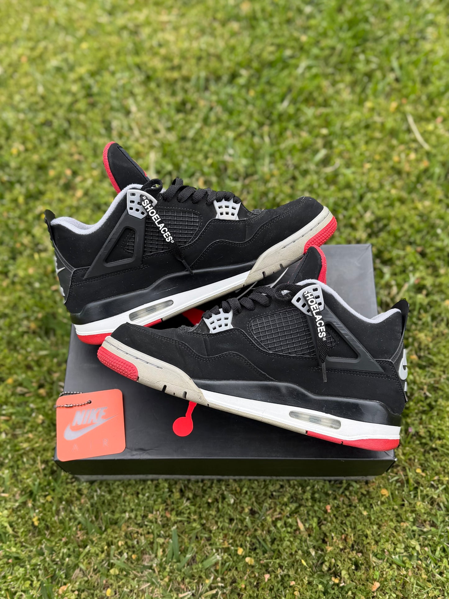 (Used Size 9M) Jordan 4 Bred OG 2019