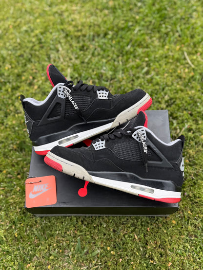 (Used Size 9M) Jordan 4 Bred OG 2019