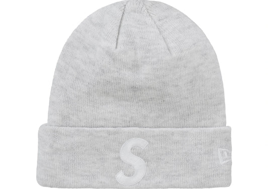 Supreme S Logo Beanie Ash Grey FW24