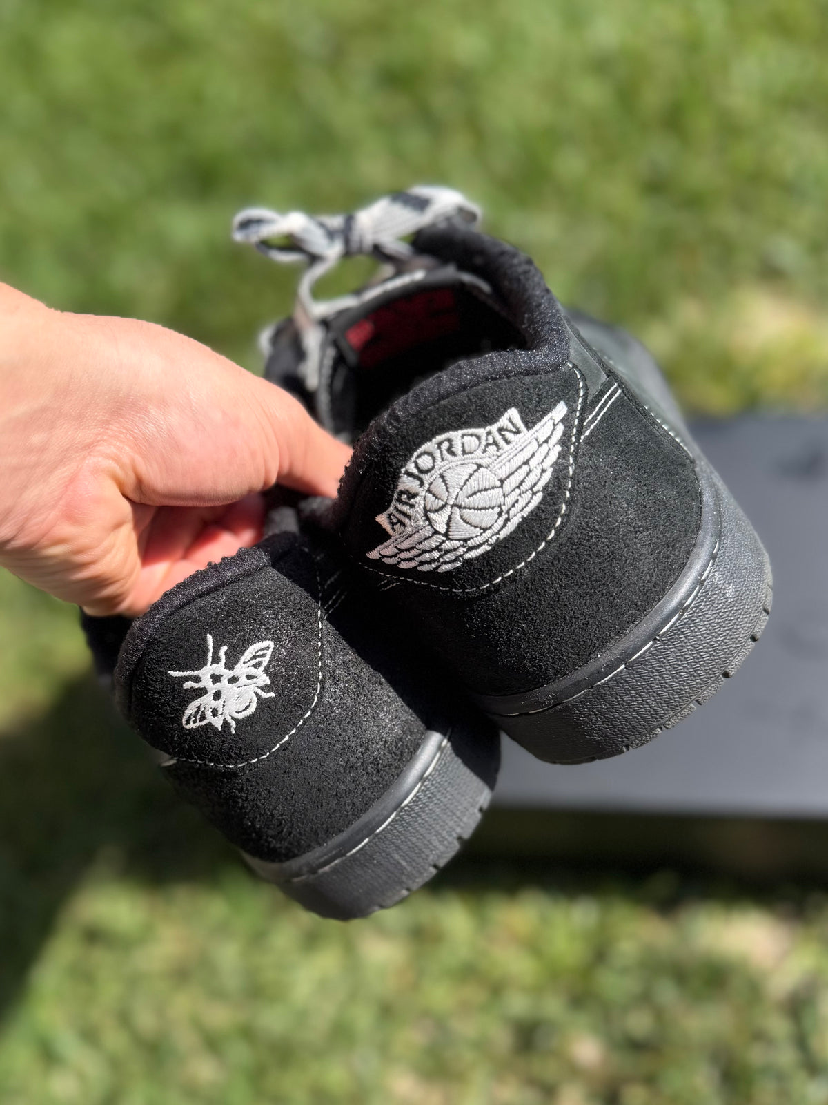 (Used Size 13M) Jordan 1 Low Travis Scott Black Phantom