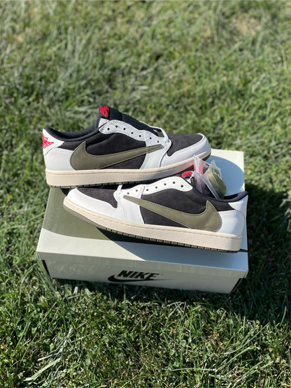 Jordan 1 Low Travis Scott Olive (W)