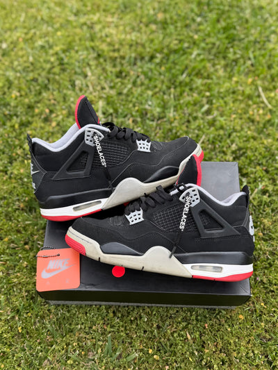 (Used Size 9M) Jordan 4 Bred OG 2019
