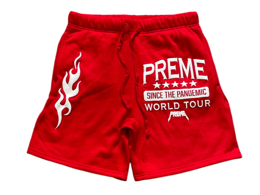 Preme Legacy Shorts Red