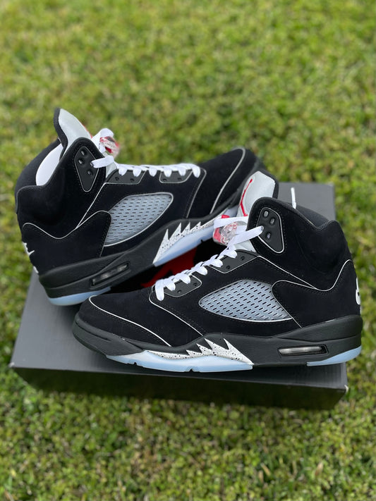 (Used Size 8.5M) Jordan 5 Black Metallic Reimagined