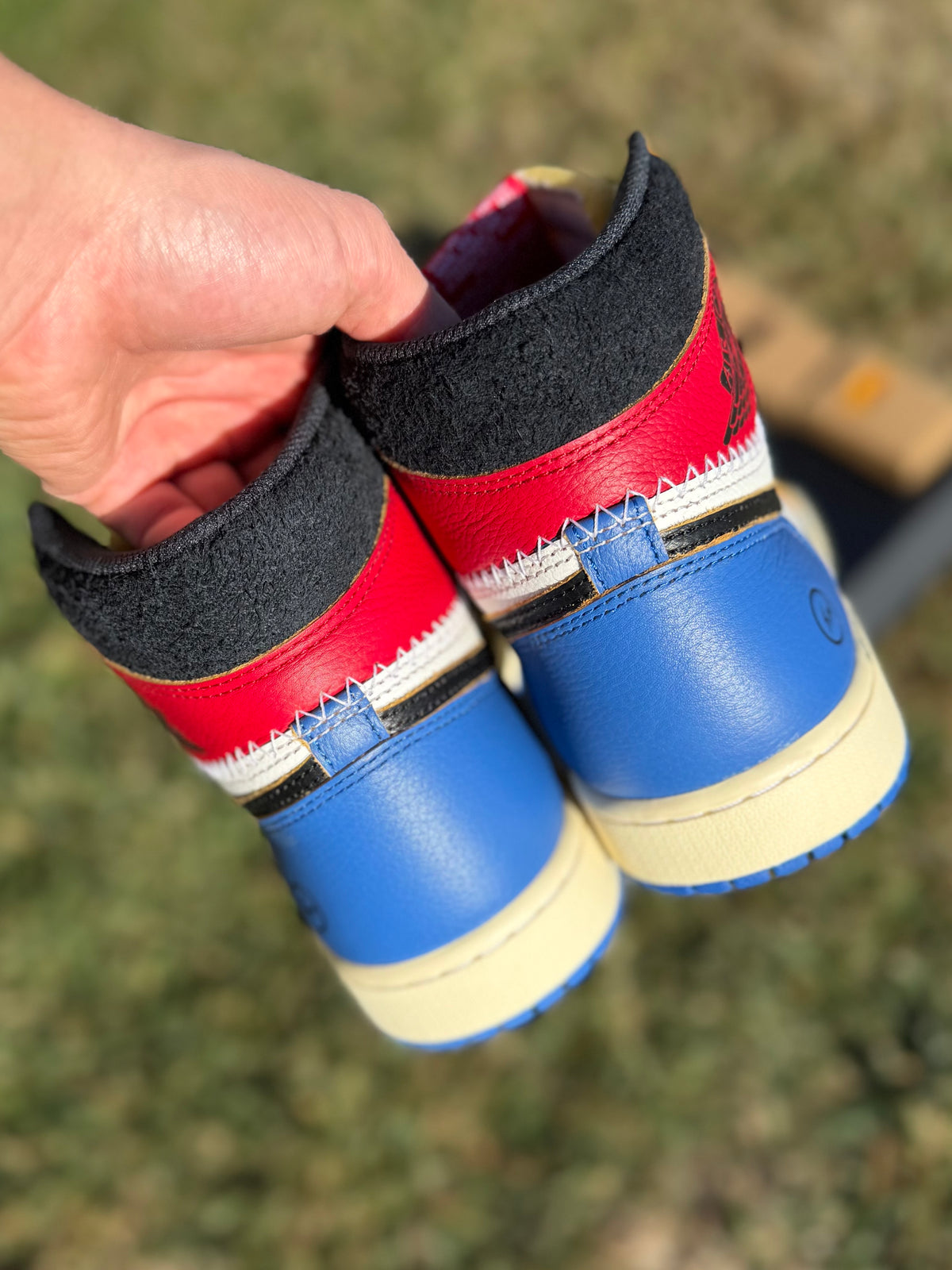 (Used Size 9M) Jordan 1 Fragment Union LA