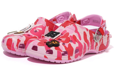 Bape Crocs Pink