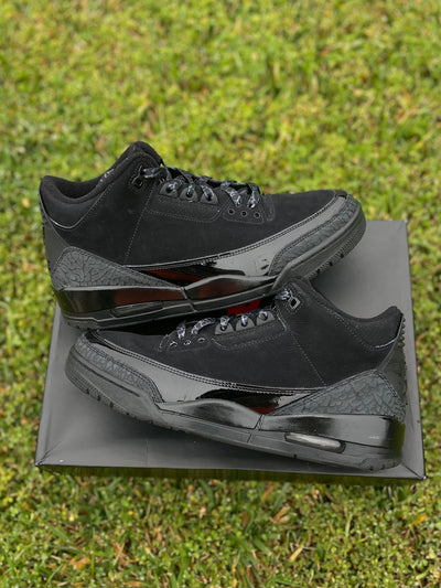 (Used Size 9M) Jordan 3 Black Cat