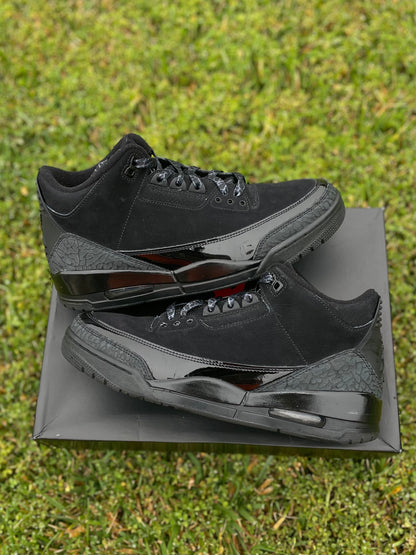 (Used Size 9M) Jordan 3 Black Cat