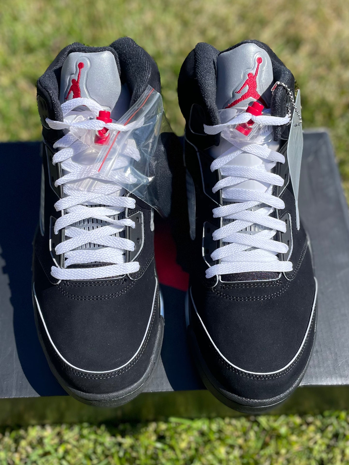 (Used Size 10.5M) Jordan 5 Black Metallic Reimagined