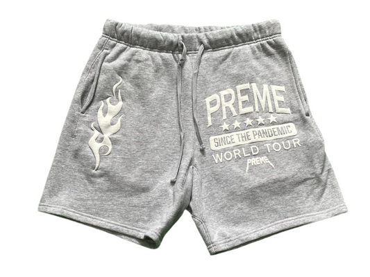 Preme Legacy Shorts Grey/White