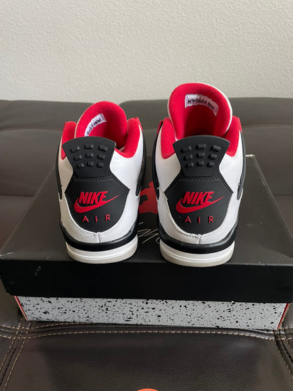 (Used Size 6Y) Jordan 4 Fire Red (2020) (GS)