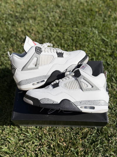 (Used Size 10.5M) Jordan 4 White Cement (2025)