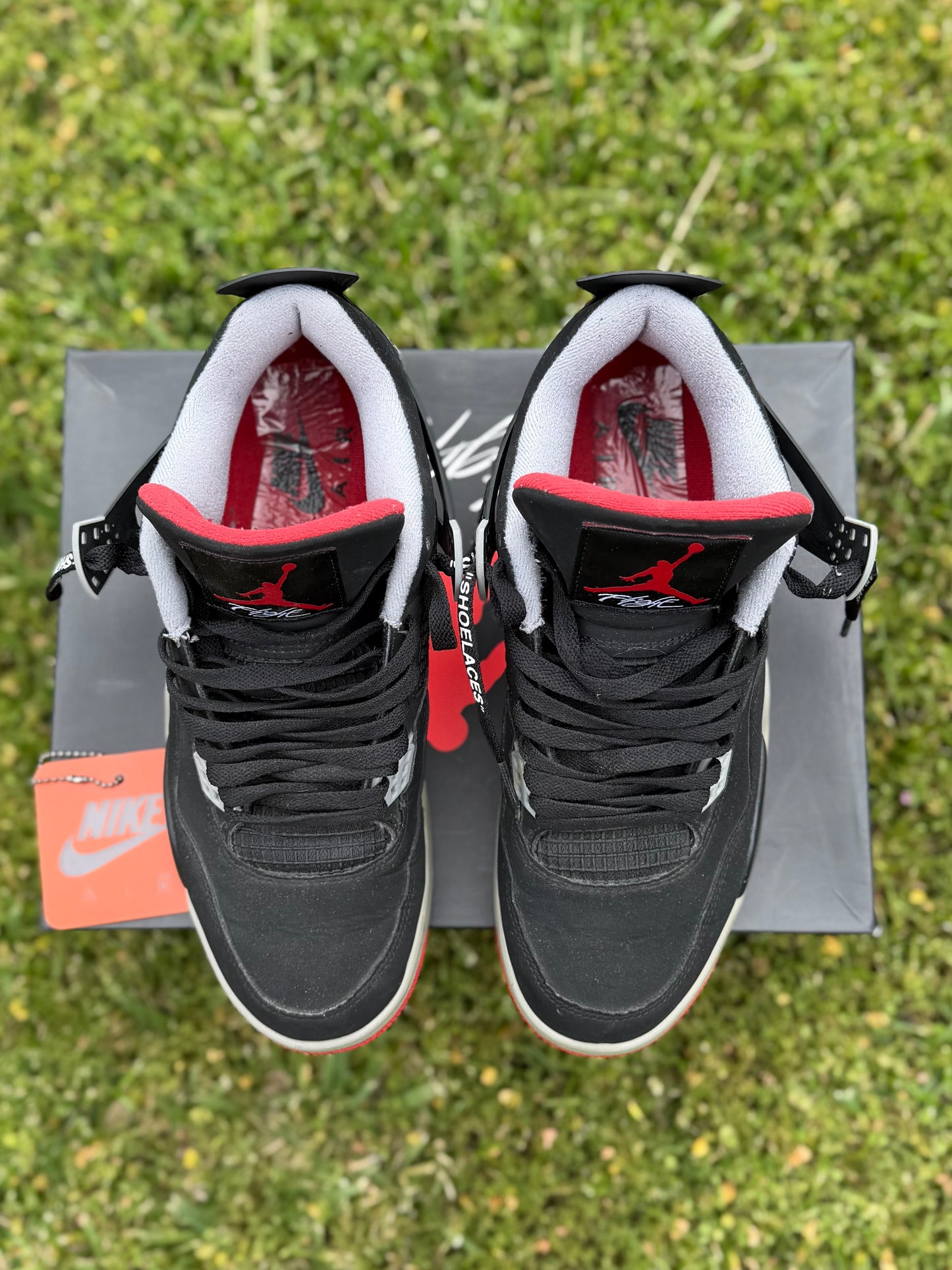 (Used Size 9M) Jordan 4 Bred OG 2019