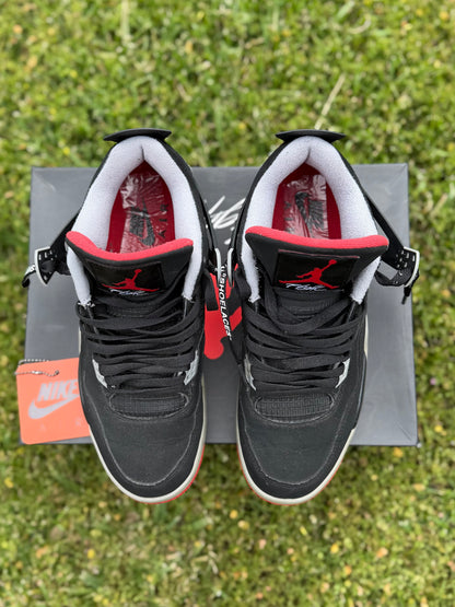 (Used Size 9M) Jordan 4 Bred OG 2019