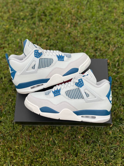 (Used Size 9M) Jordan 4 Military Blue