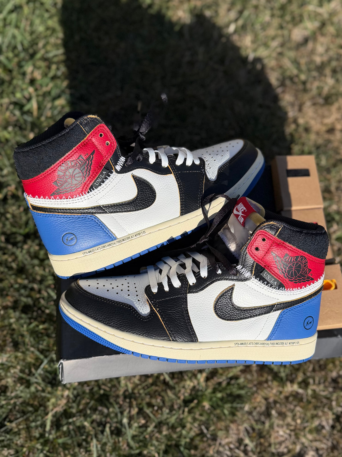 (Used Size 9M) Jordan 1 Fragment Union LA