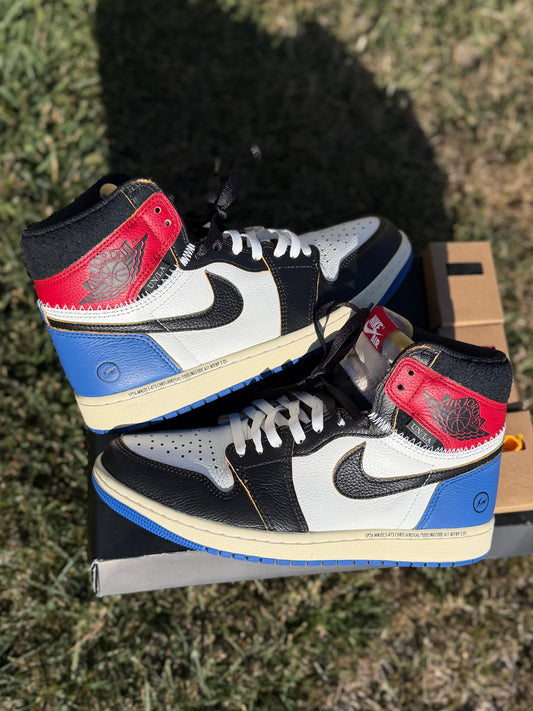 (Used Size 9M) Jordan 1 Fragment Union LA