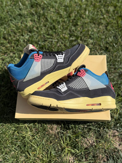 (Used Size 13M) Jordan 4 Union LA Noir