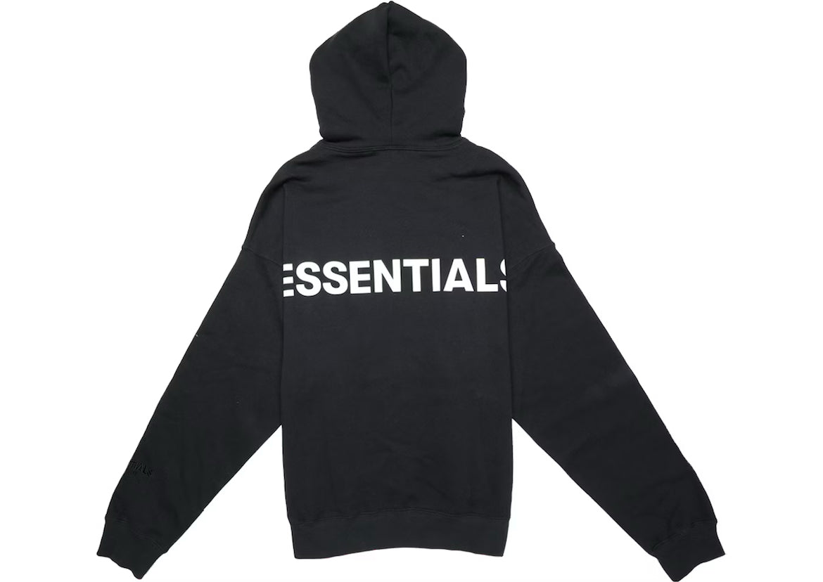 Fear Of God Essentials Black 3M Logo Pullover Hoodie