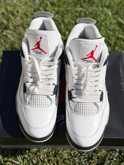 (Used Size 10.5M) Jordan 4 White Cement (2025)