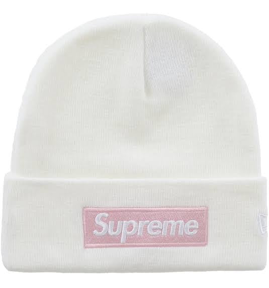 Supreme Box Logo Beanie White FW25