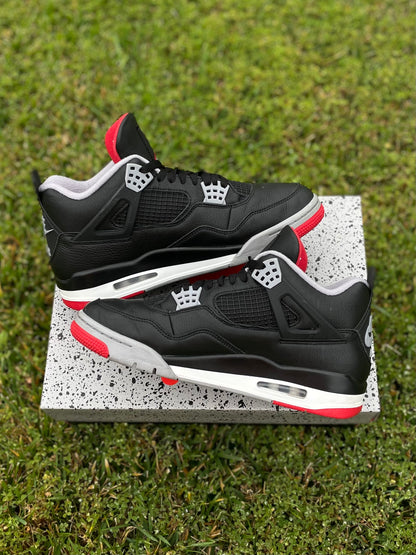 (Used Size 9M) Jordan 4 Bred Reimagined