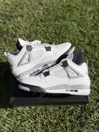 (Used Size 10.5M) Jordan 4 White Cement (2025)