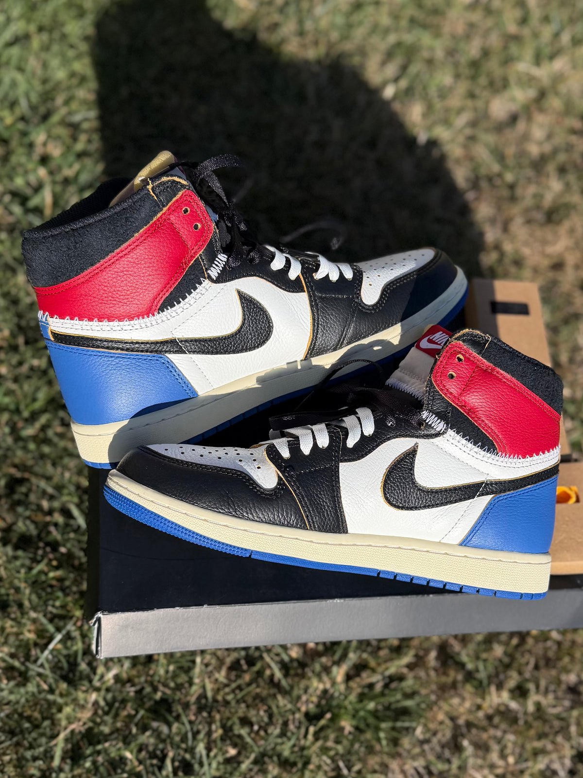 (Used Size 9M) Jordan 1 Fragment Union LA