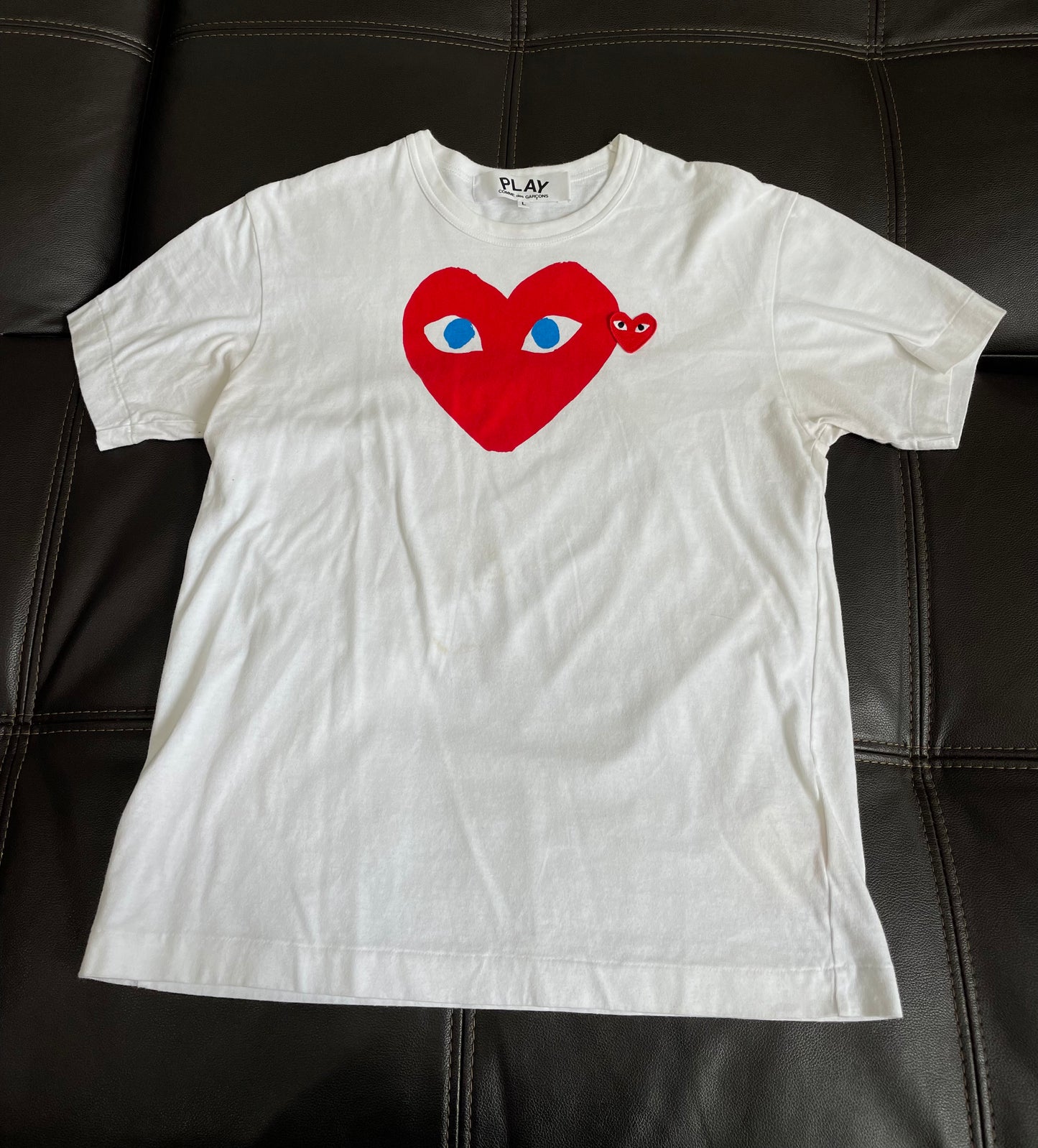 (Used Size Large) CDG Hearts Tee