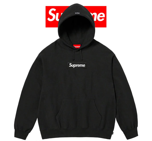 Supreme Box Logo Hooded Sweatshirt Black FW24