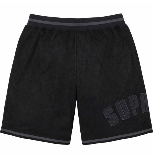 Supreme Ultrasuede Mesh Shorts Black