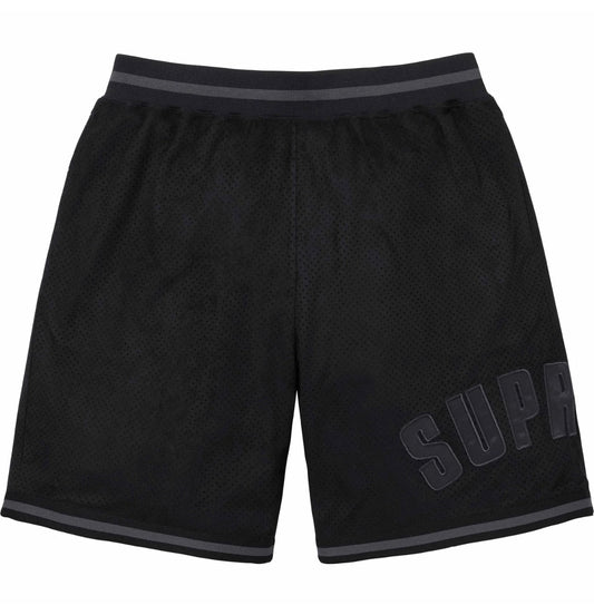 Supreme Ultrasuede Mesh Shorts Black