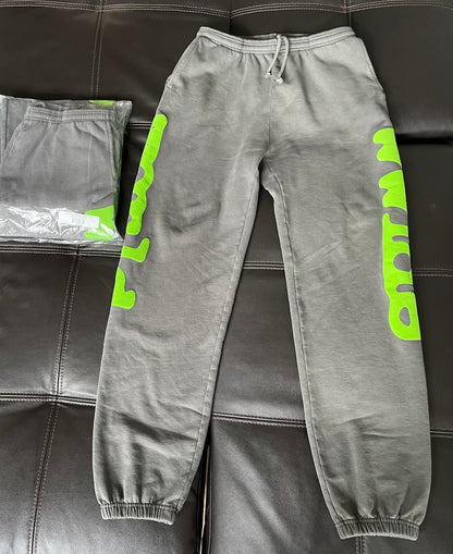 Sp5der Beluga Slate Grey Sweatpants