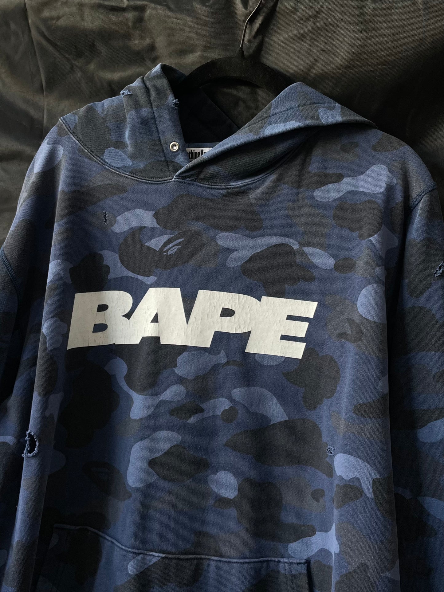 (Used Size XL) Bape Distressed Hoodie