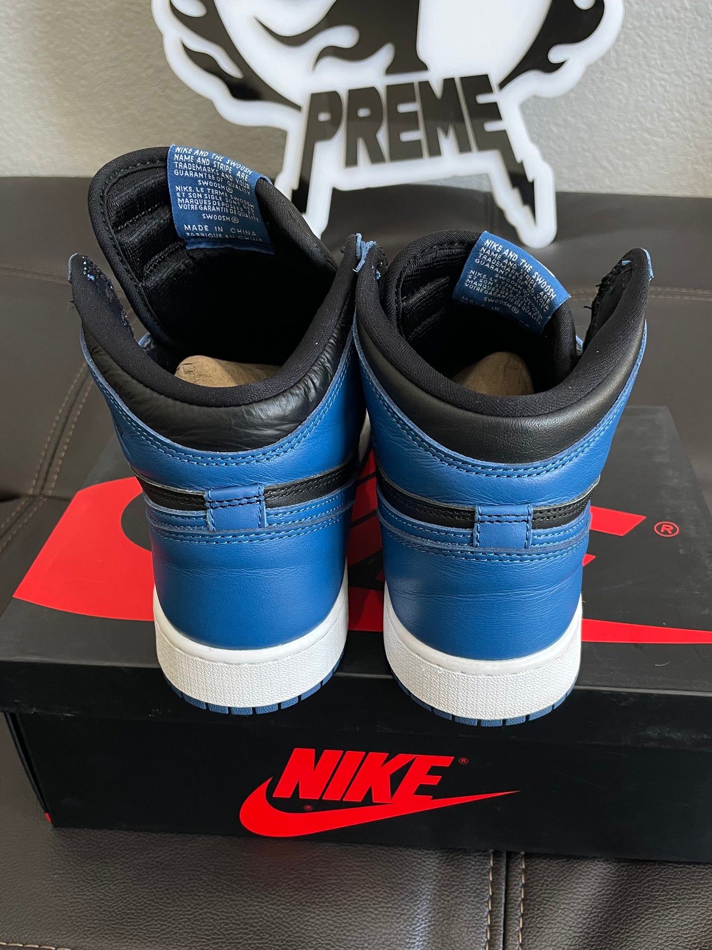 (Used Size 6.5Y) Jordan 1 Marina Blue (GS)