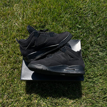 (Used Size 9M) Jordan 4 Black Cat