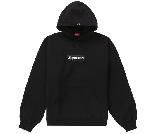 Supreme Box Logo Hooded Sweatshirt FW23 Black