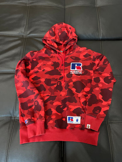 Bape Russell Color Camo College Pullover