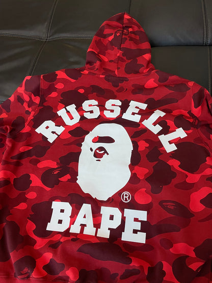 Bape Russell Color Camo College Pullover