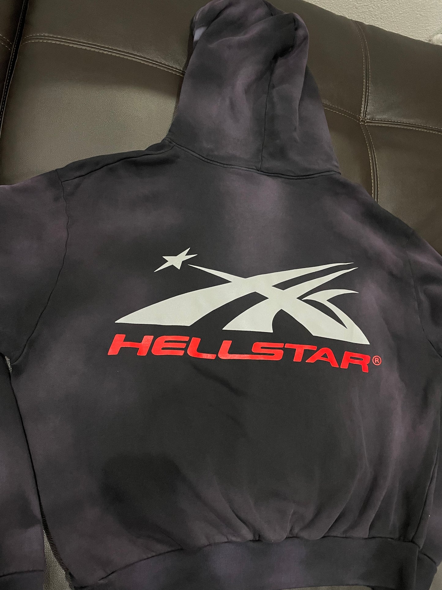 Hellstar Airbrushed Skull Hoodie