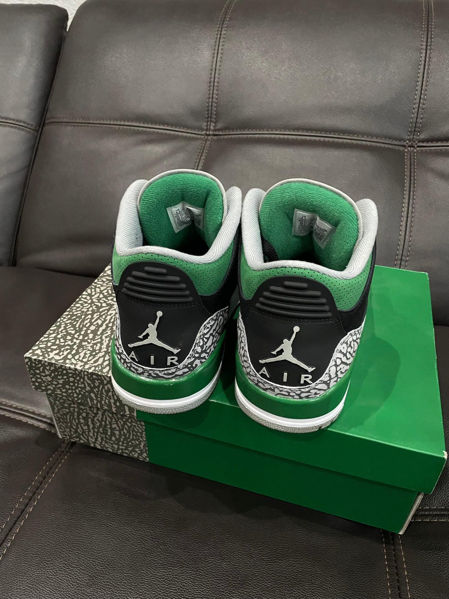 (Used Size 9.5M) Jordan 3 Pine Green