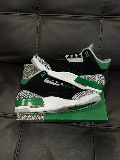 (Used Size 9.5M) Jordan 3 Pine Green