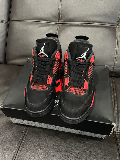 (Used Size 8M) Jordan 4 Red Thunder